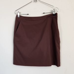WOMEN'S FAIRWAY & GREENE Brown Golf SKORT/SKIRT, SIZE 6 TENNIS SPORTS 4 POCKET.